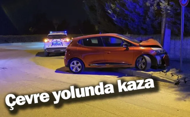Çevre yolunda kaza