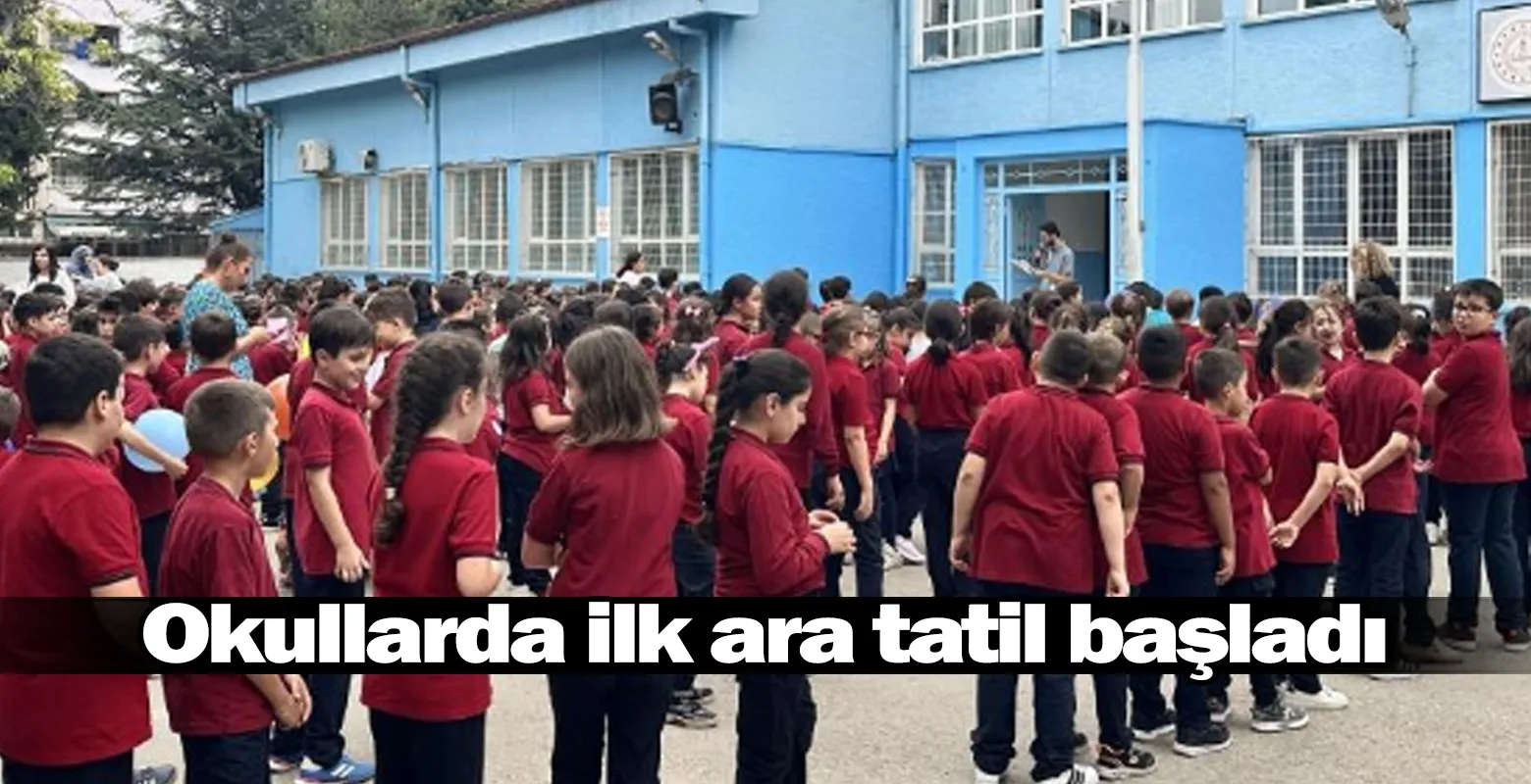 Okullarda ilk ara tatil başladı