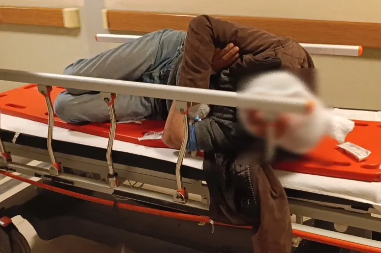 Motosiklet sürücüsü ağır yaralandı