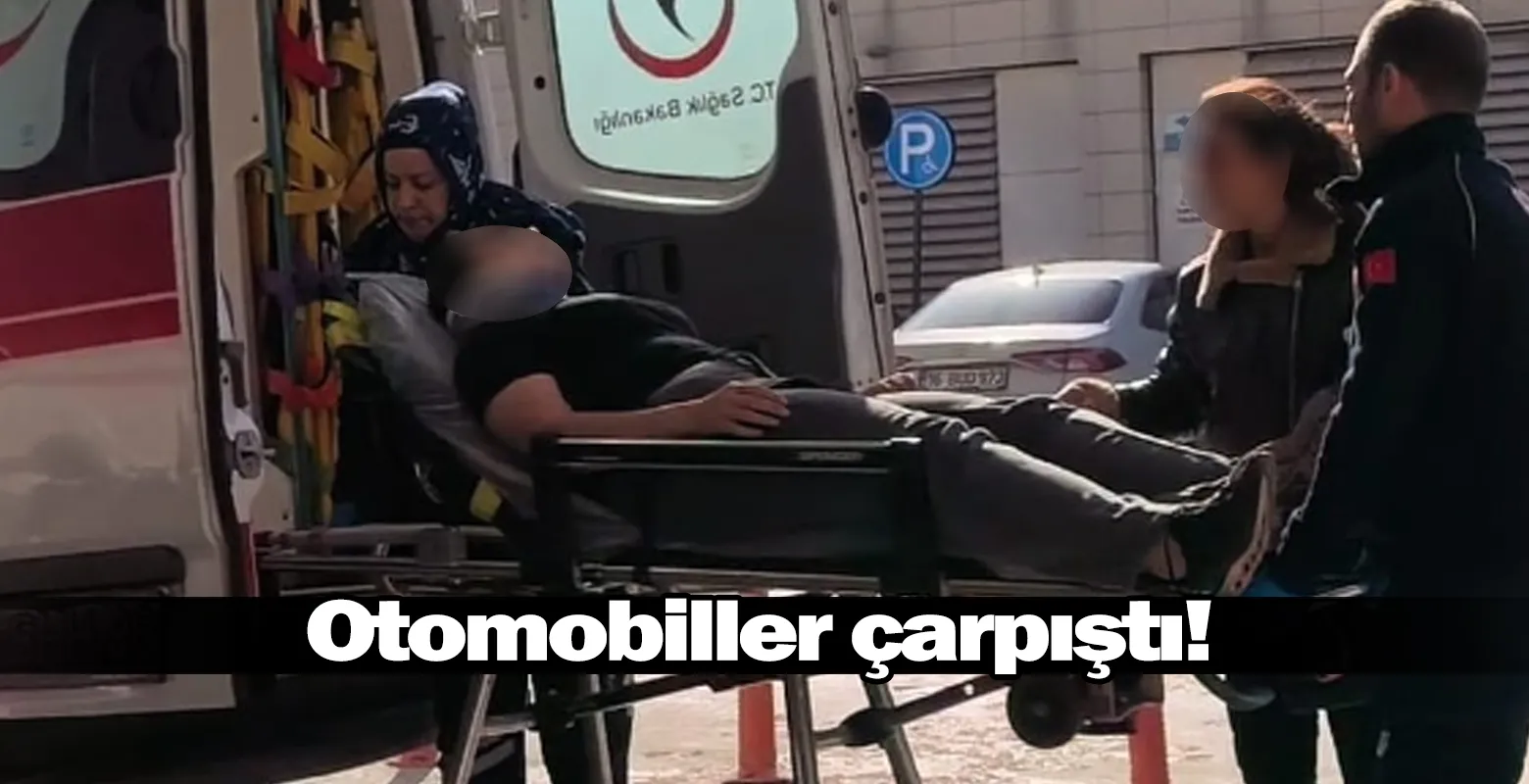 Otomobiller çarpıştı!