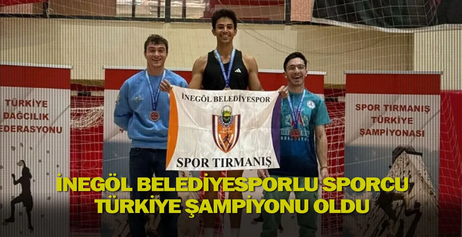İnegöl Belediyesporlu Sporcu Türkiye Şampiyonu Oldu