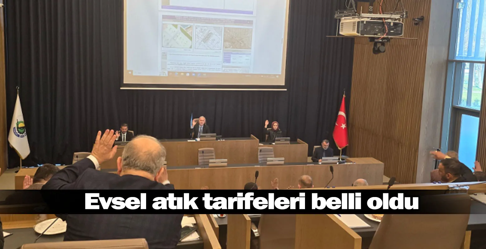 Evsel atık tarifeleri belli oldu