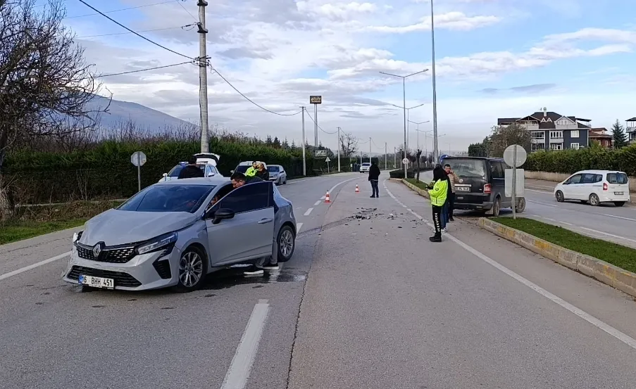 Çevre yolunda korkutan kaza