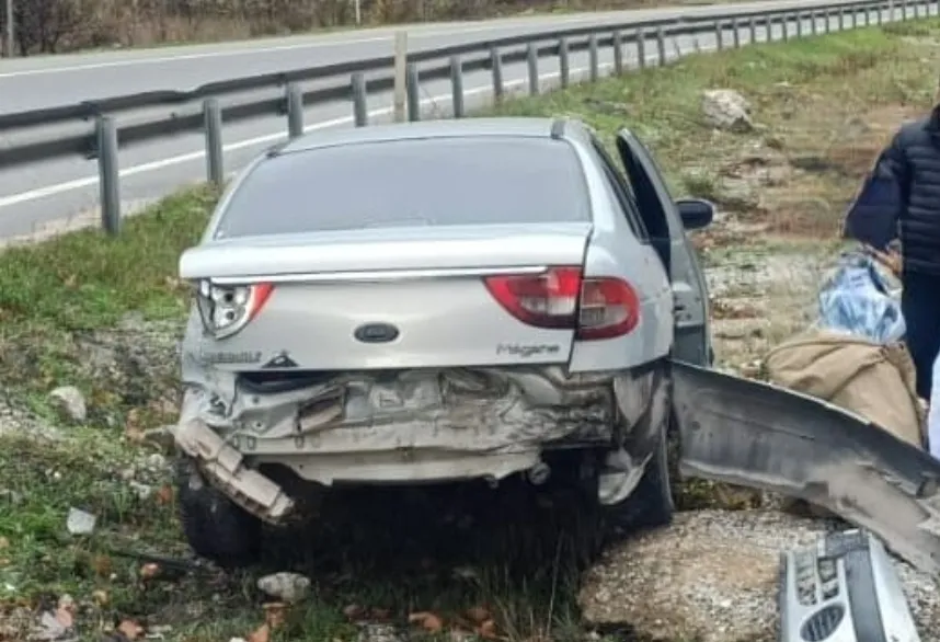 Mezitlerde korkutan kaza