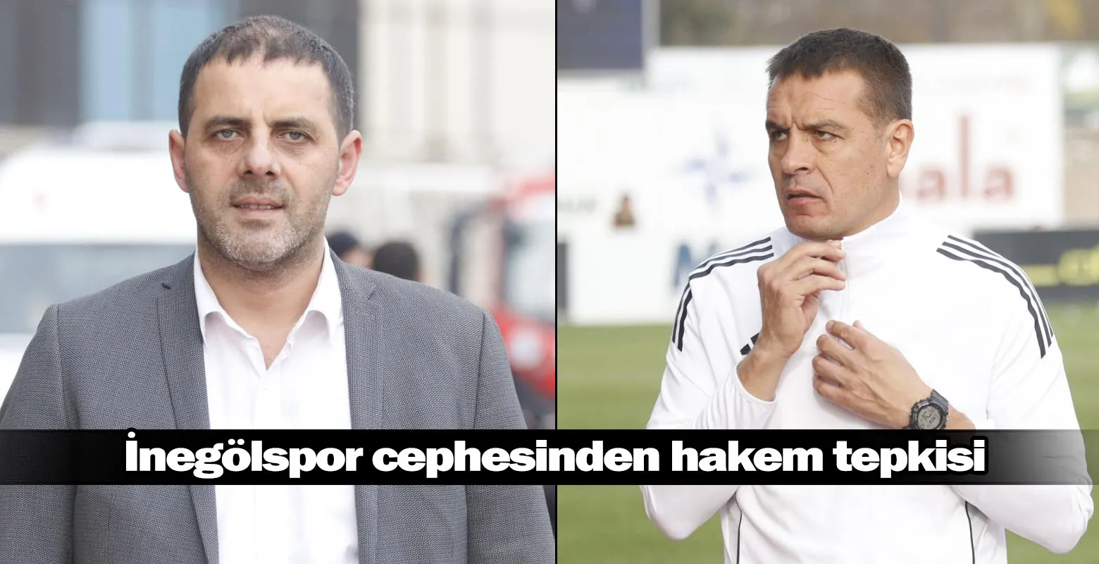 İnegölspor cephesinden hakem tepkisi