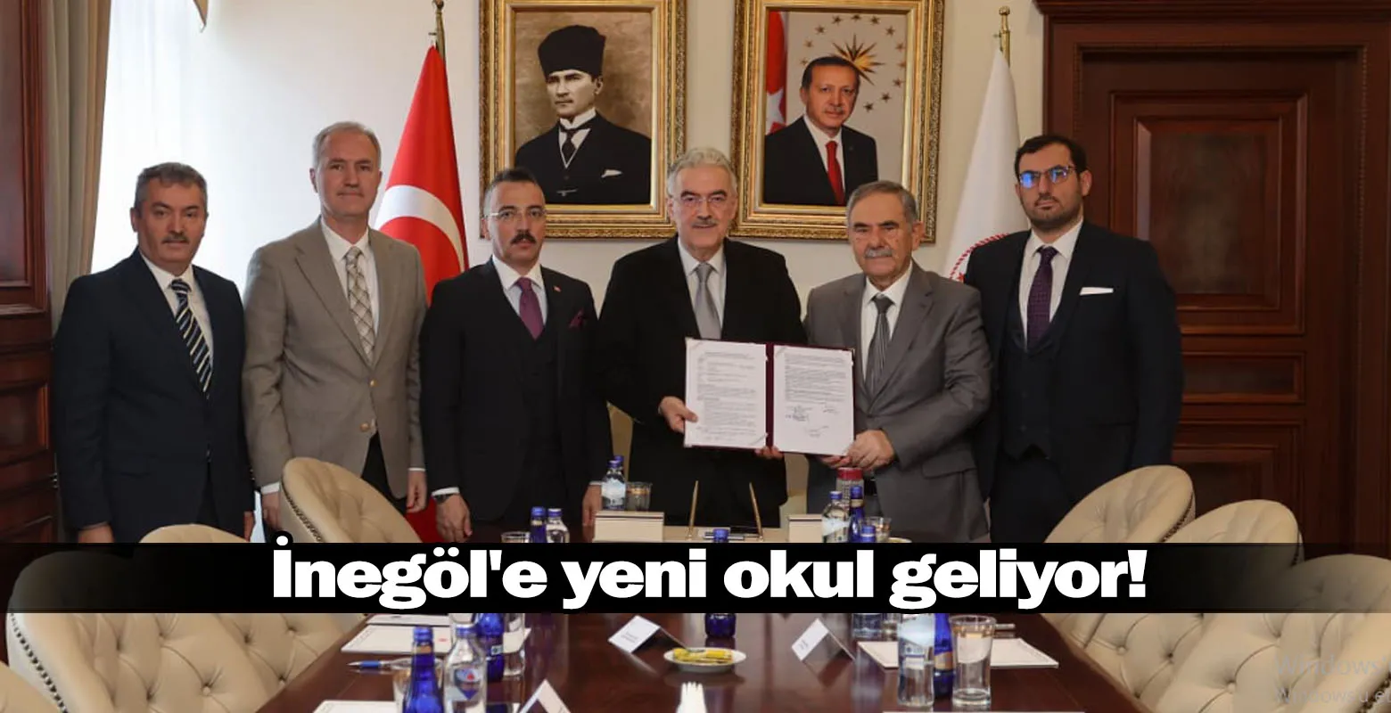 İnegöl'e yeni okul geliyor!
