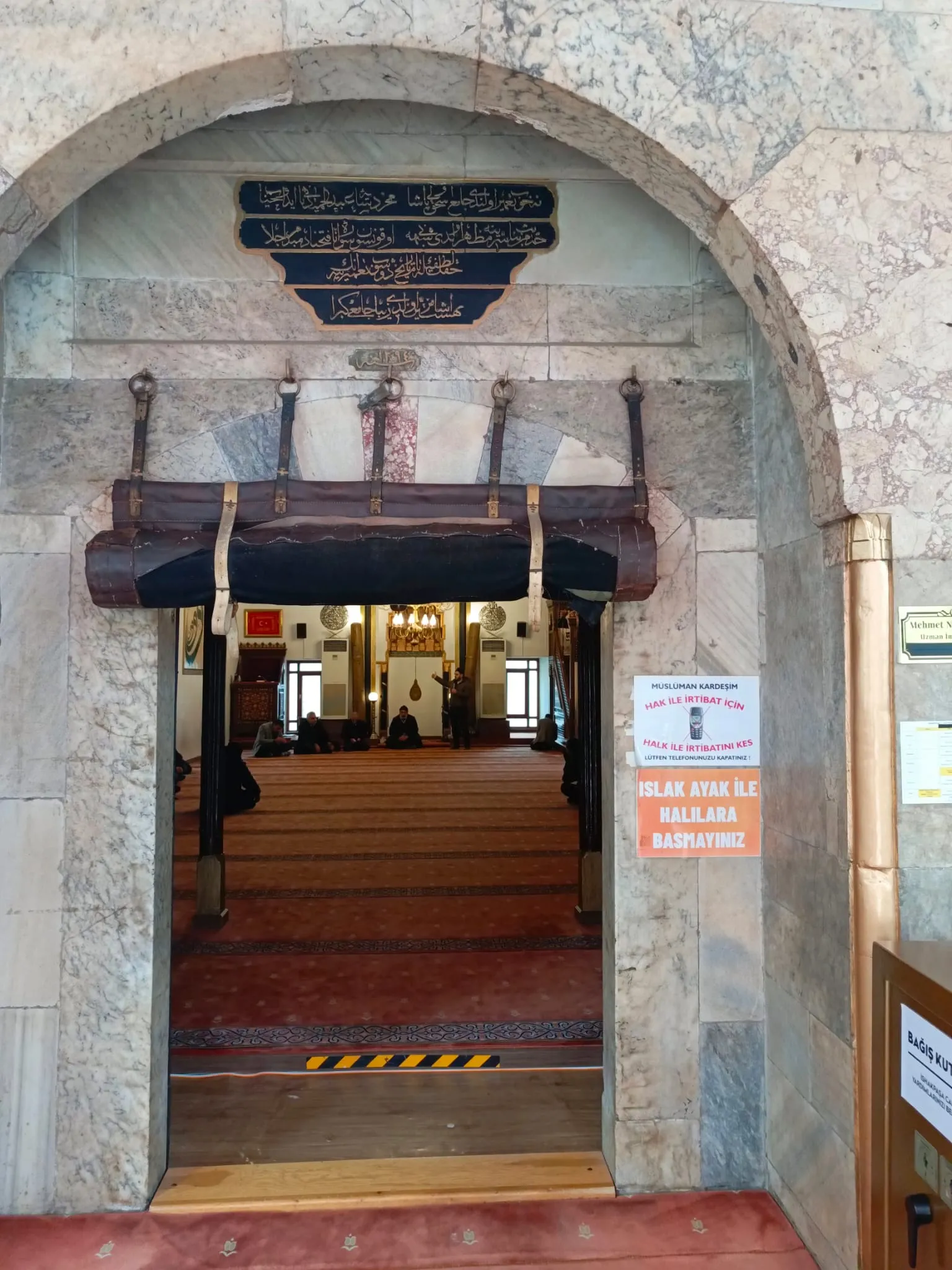 Yükümlülerden İshakpaşa Camii’ne ziyaret