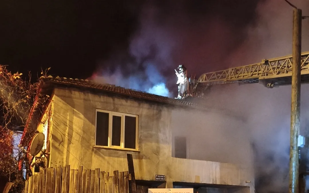 İnegöl'de korkutan yangın
