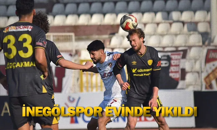 İnegölspor evinde yıkıldı