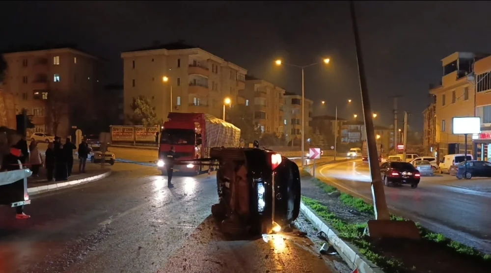 Alanyurt yolunda feci kaza