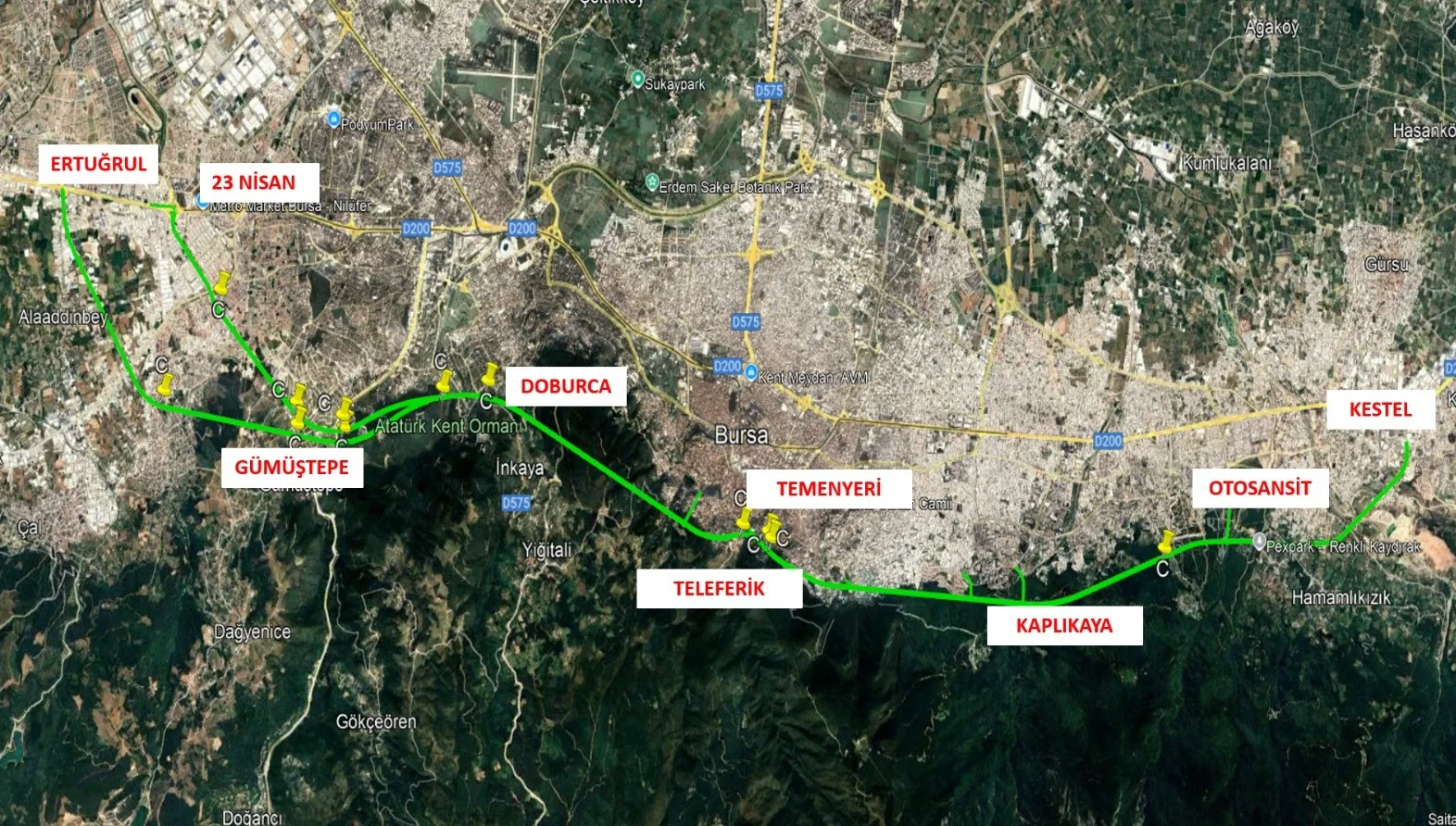 Bursa’nın ulaşım sorununa harita mühendislerinden reçete