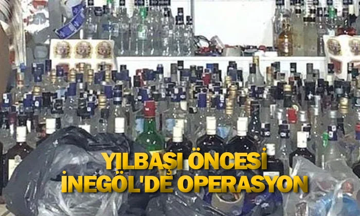 Yılbaşı öncesi İnegöl'de operasyon