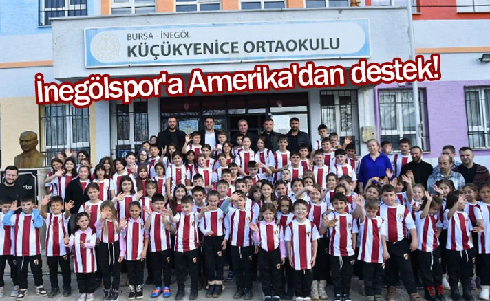 İnegölspor'a Amerika'dan destek!