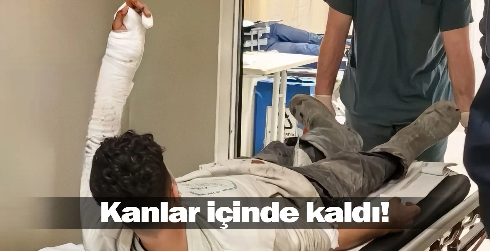 İnegöl'de talihsiz kaza: Kanlar içinde kaldı!