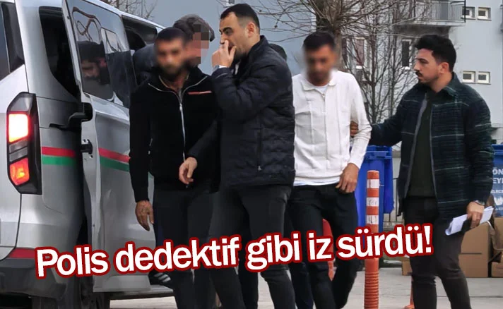 Polis dedektif gibi iz sürdü!