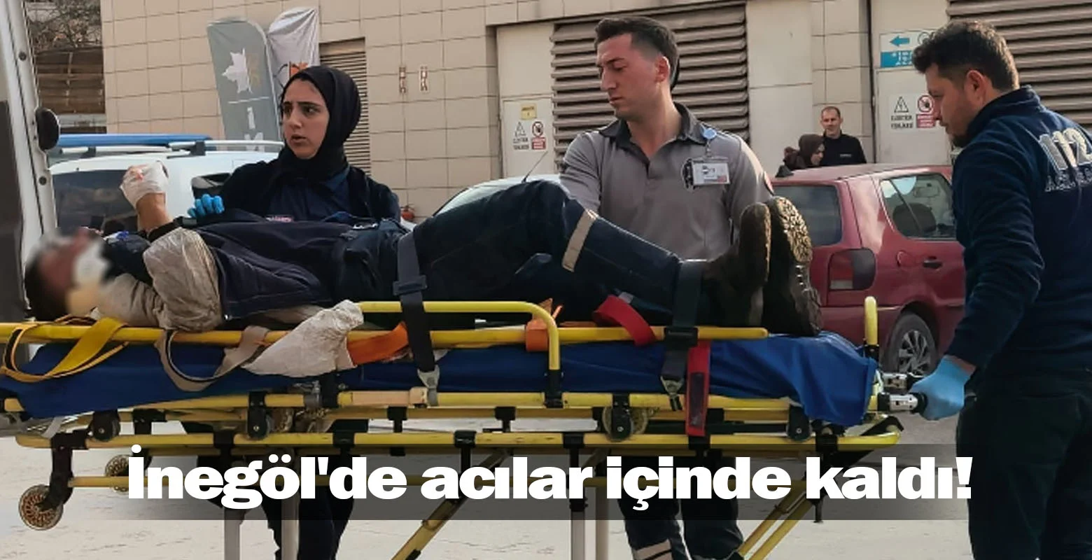 İnegöl'de acılar içinde kaldı!