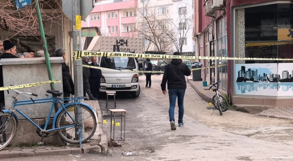 İnegöl'de silahlı saldırı! 1 kişi hayatını kaybetti