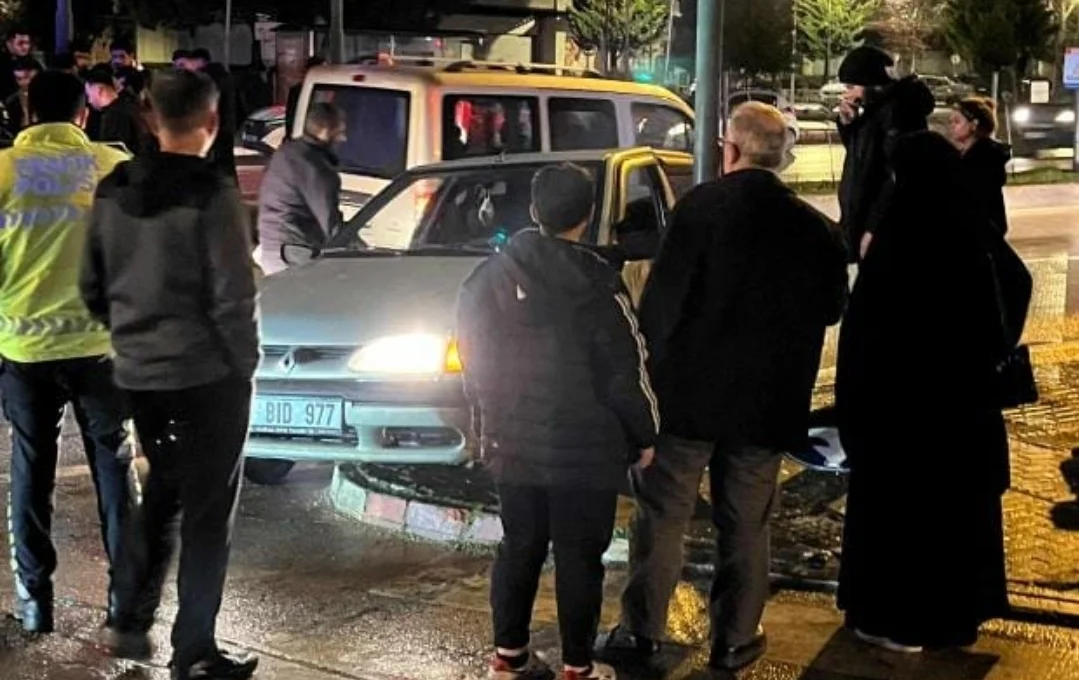 İnegöl'de korkutan kaza!