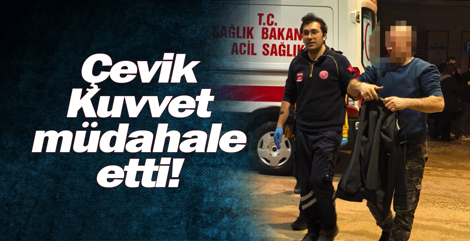 Çevik Kuvvet müdahale etti!