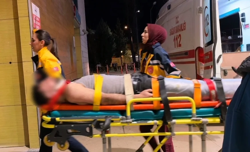 İnegöl'de sürücü frene bastığında çok geçti! Aniden yola çıktı