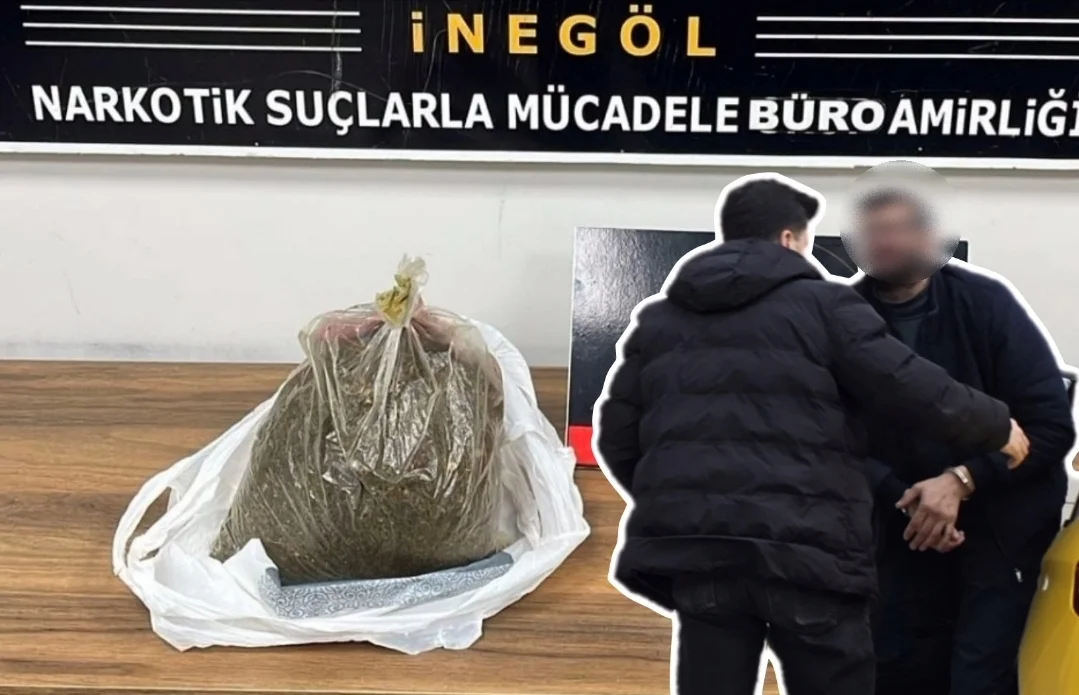 İnegöl'de zehir taciri kıskıvrak yakalandı