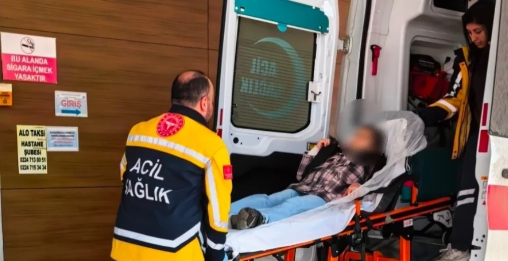 Önüne çıkan araca çarpmamak isterken...