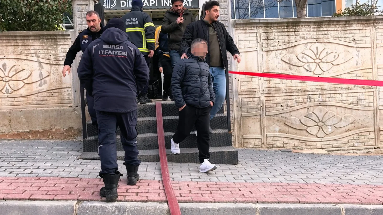 İnegöl'de polis ve itfaiye ekiplerini seferber etti!