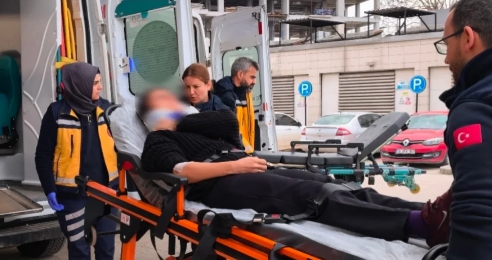 İnegöl'de korkutan kaza! Yaralılar var..