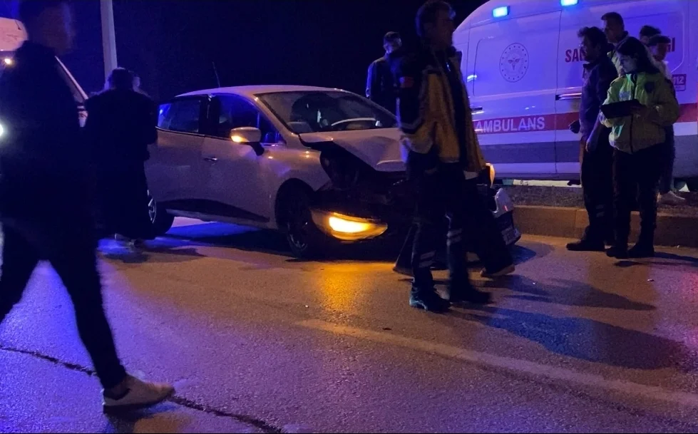 İnegöl'de korkutan kaza!