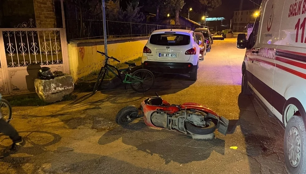 Motosiklet sürücüsü gözünü hastanede açtı!