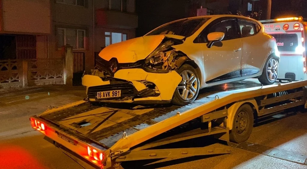 İnegöl'de zincirleme kaza