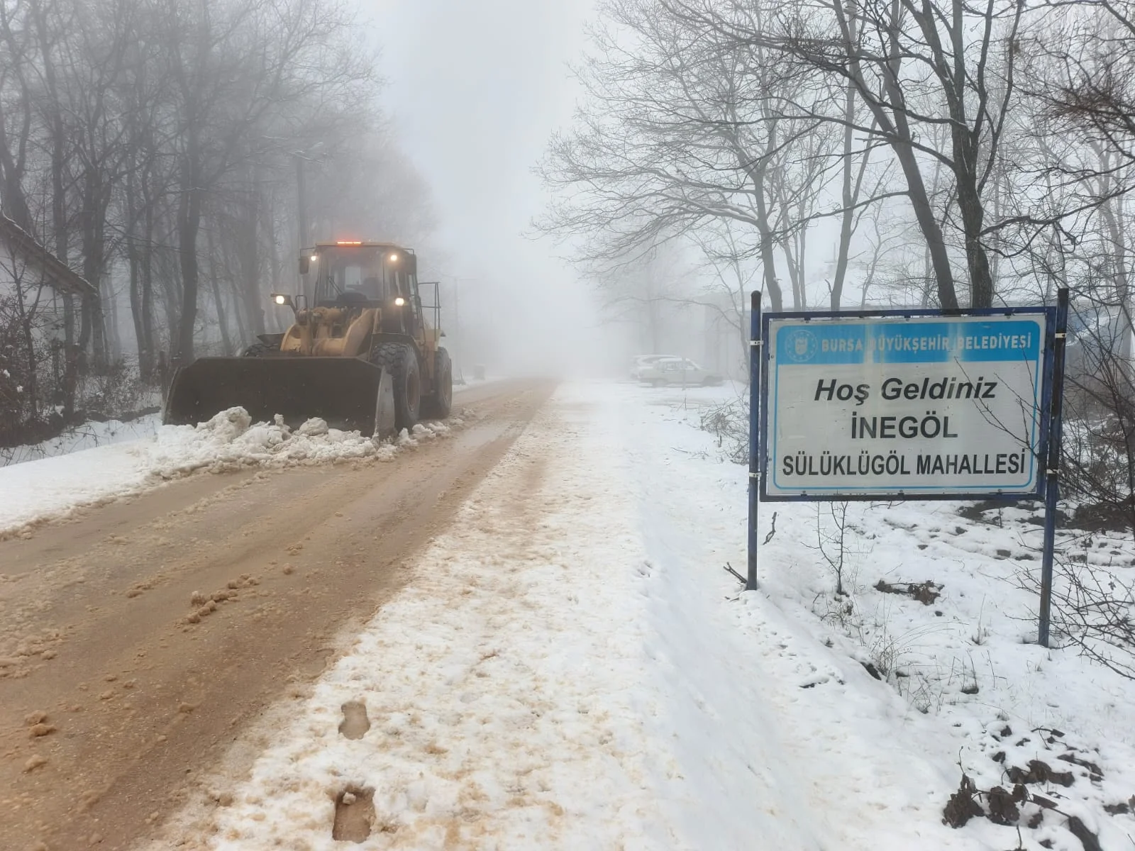 Kırsalda karla mücadele sürüyor