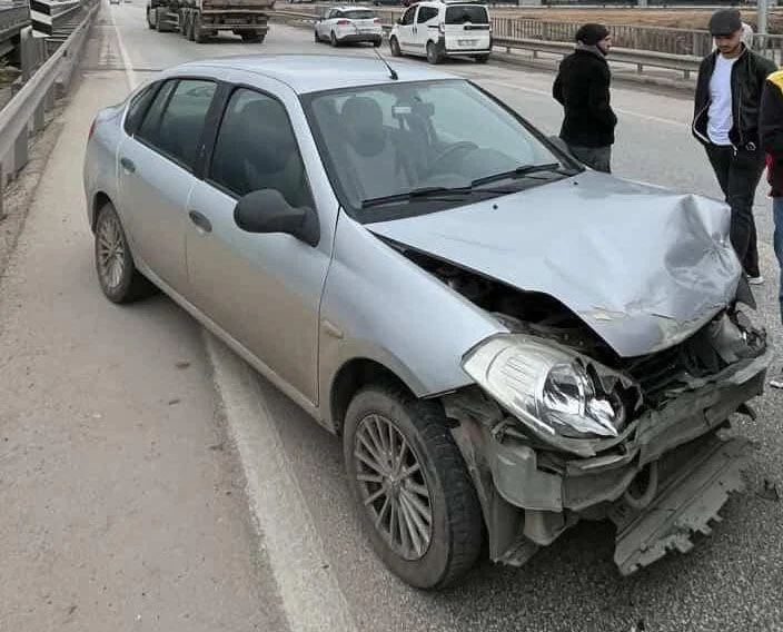 İnegöl'de korkutan kaza