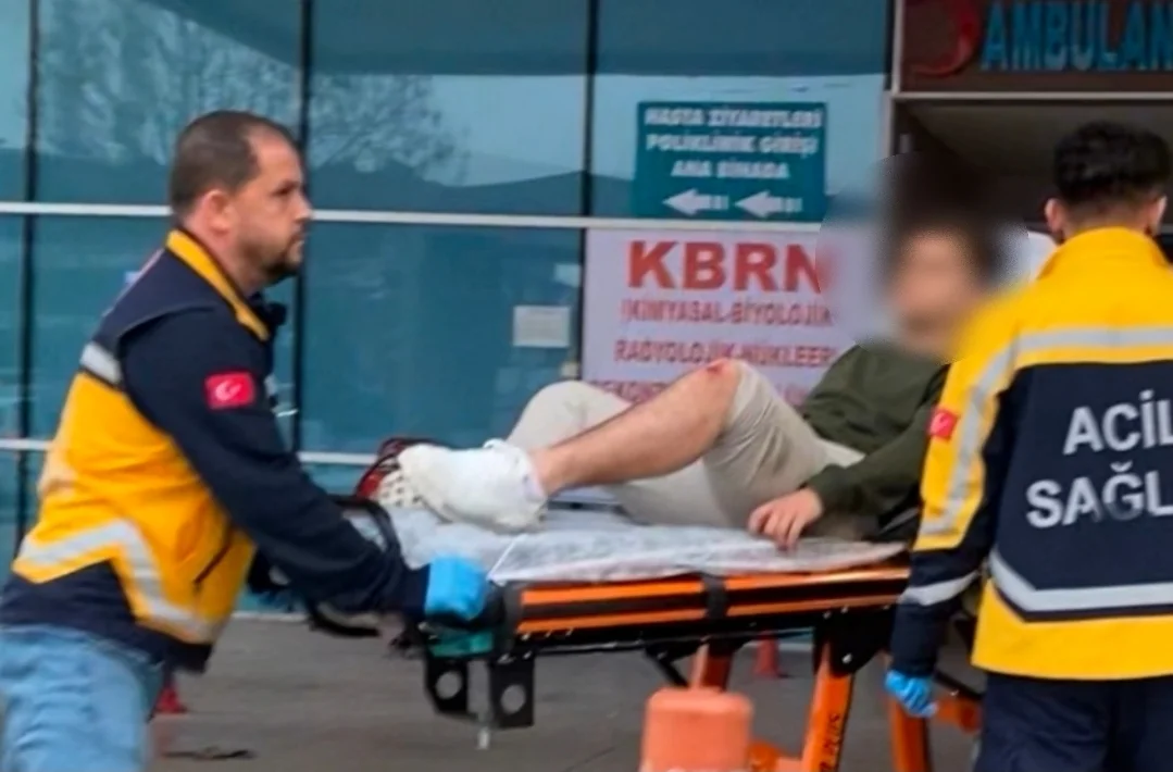 Karşıdan karşıya geçmek isterken ...