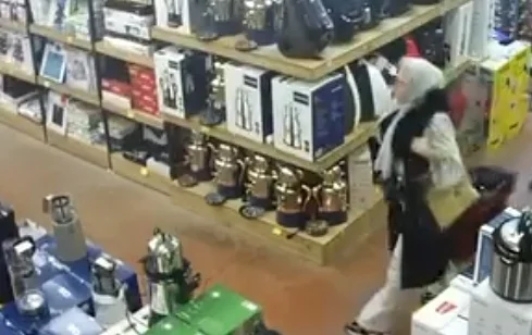 Hırsızlık anı güvenlik kamerasında