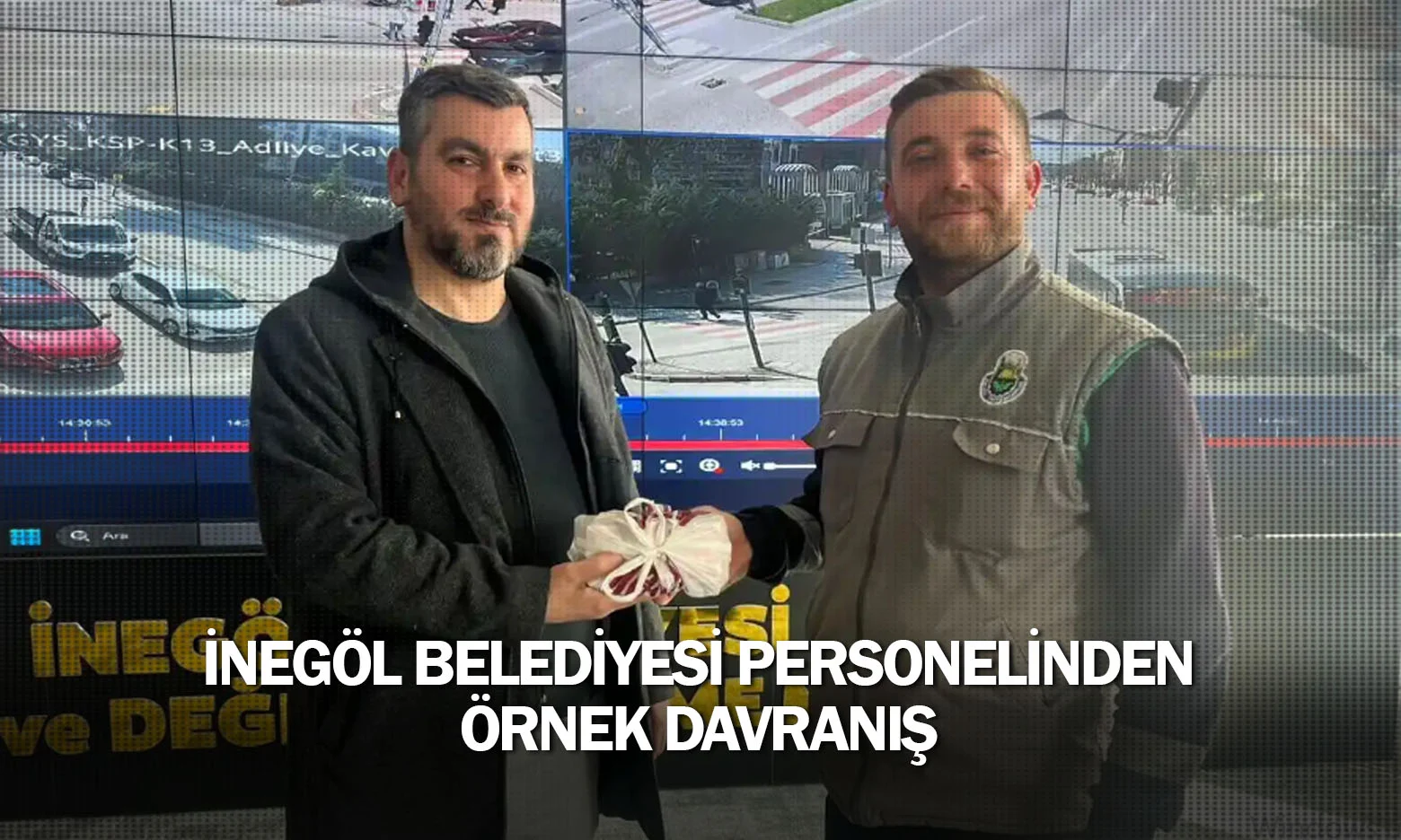 İnegöl Belediyesi Personelinden Örnek Davranış