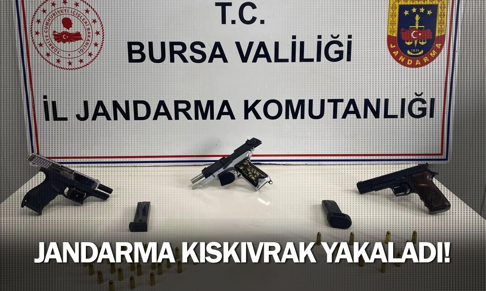 Jandarma kıskıvrak yakaladı