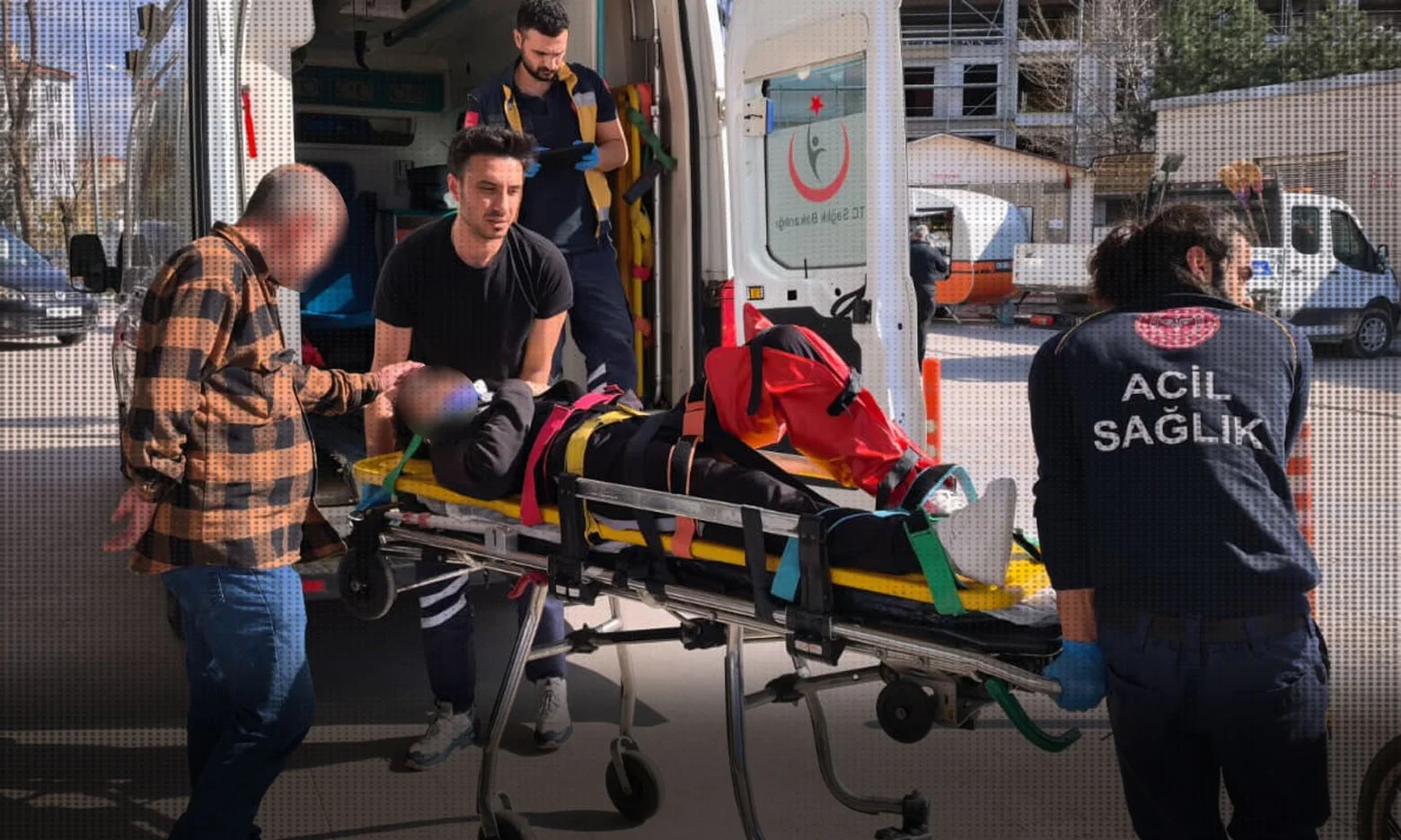 Konya'da drift atan sürücünün yayaya çarpma anı kamerada