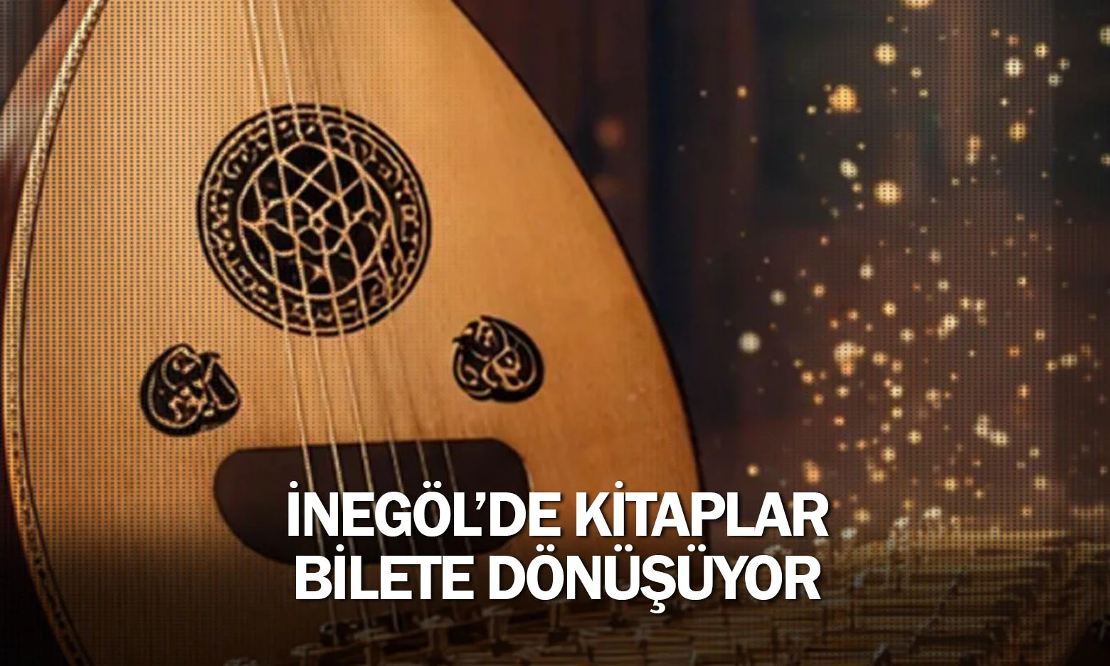 İnegöl’de kitaplar bilete dönüşüyor
