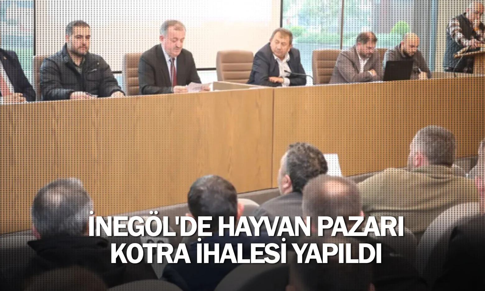 İnegöl'de Hayvan Pazarı Kotra İhalesi Yapıldı