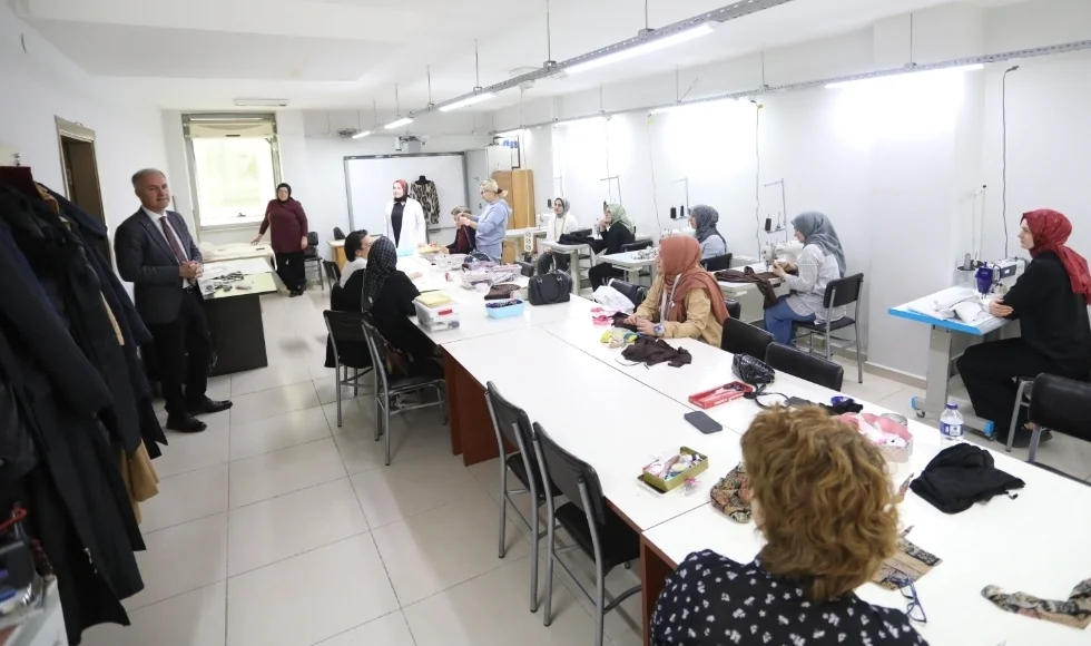 Başkan Taban’dan İnesmek Kursiyerlerine Ziyaret