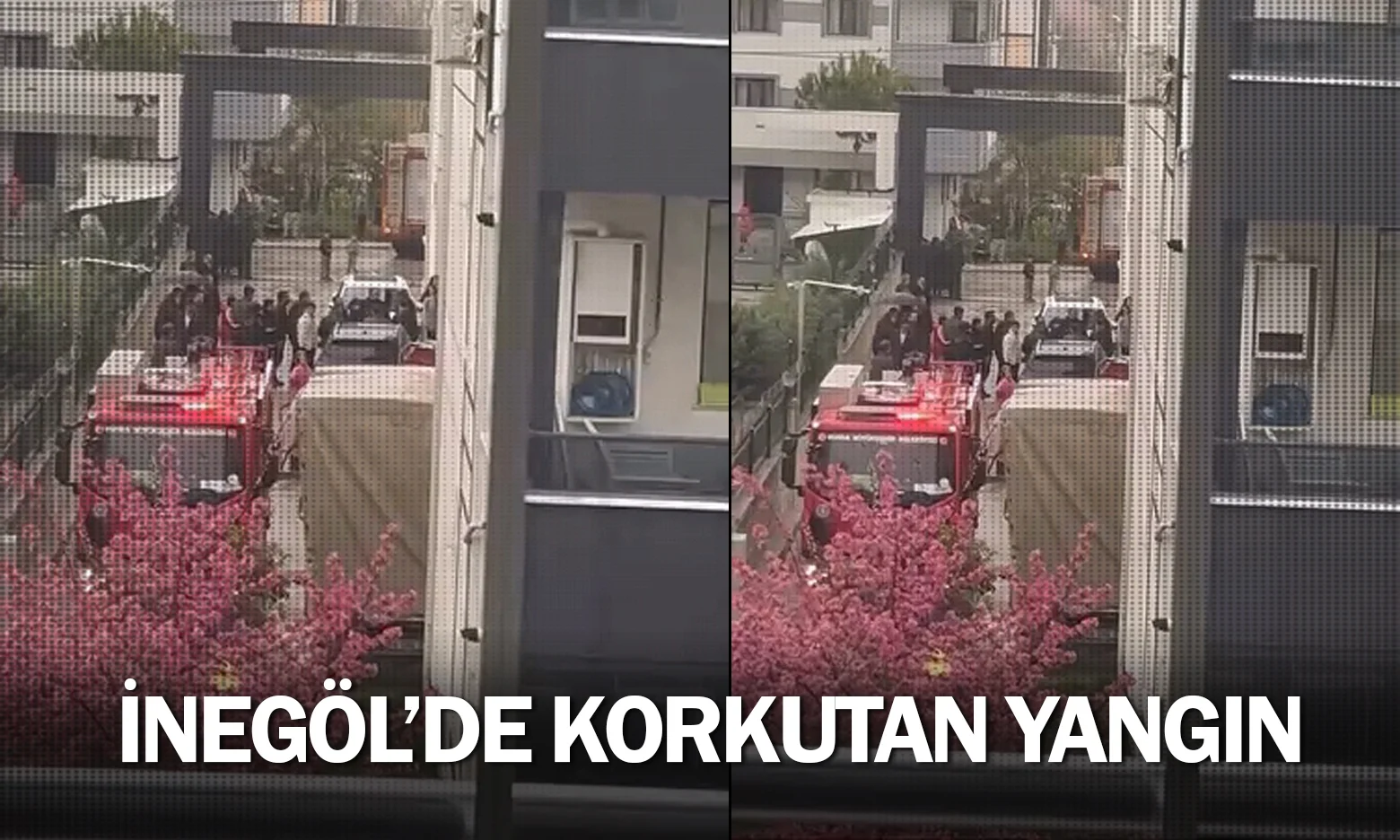 İnegöl'de korkutan yangın!