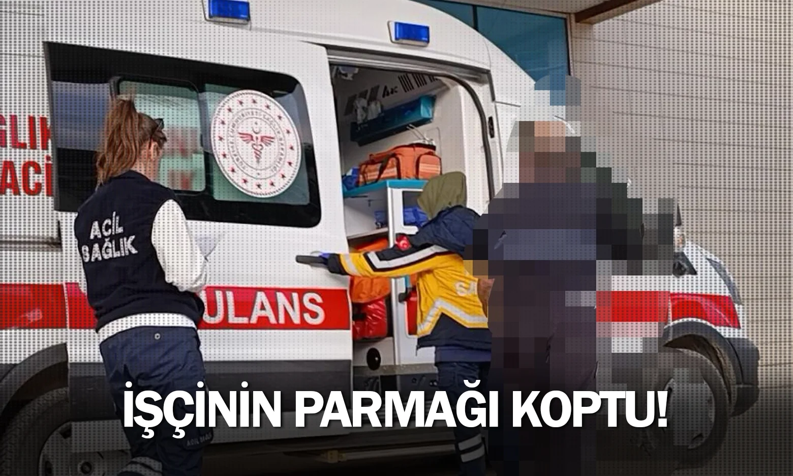 İnegöl'de işçinin parmağı koptu!