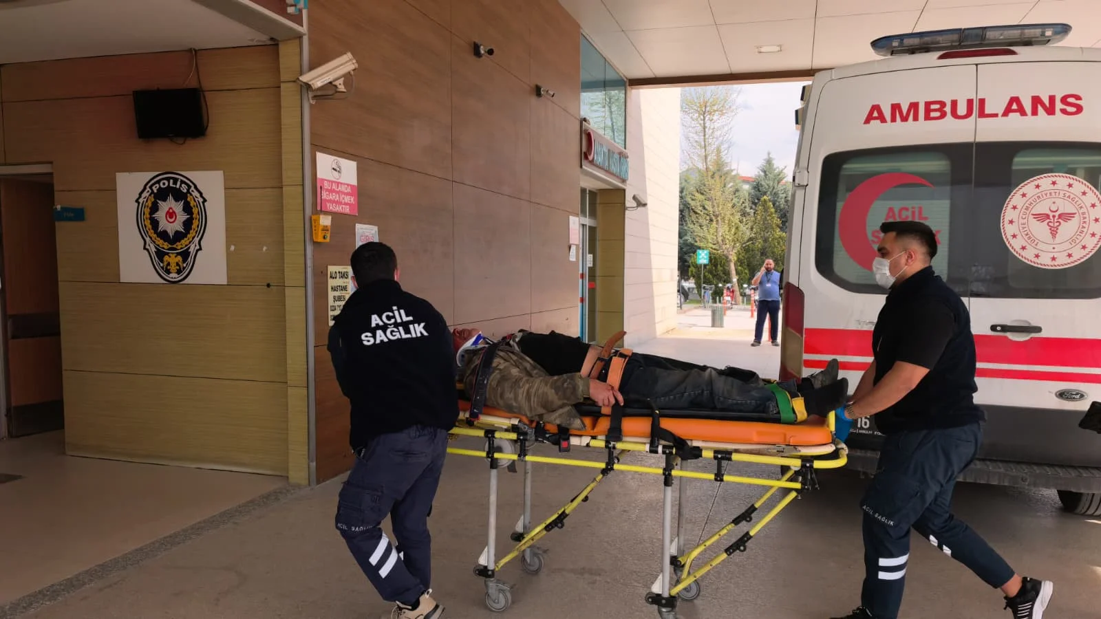 İnegöl'de korkutan kaza