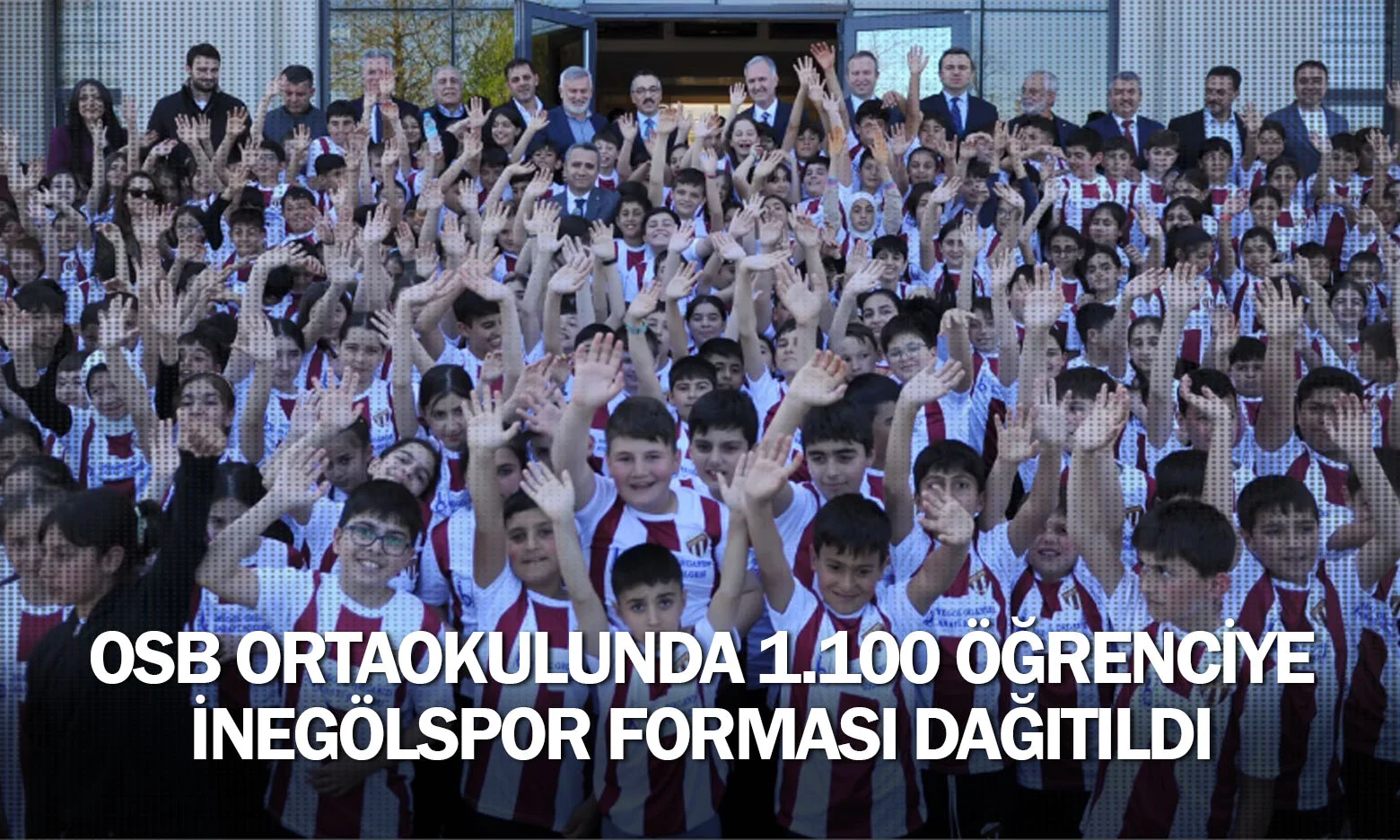 Osb Ortaokulunda 1.100 Öğrenciye İnegölspor Forması Dağıtıldı