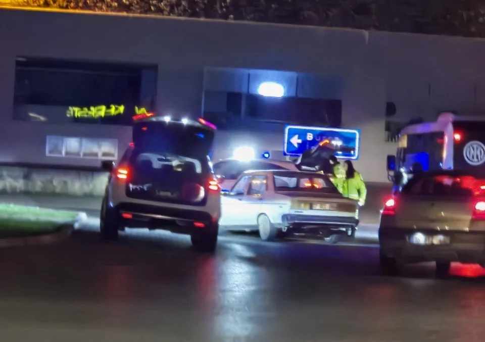 İnegöl'de film sahnelerini aratmayan kovalamaca kamerada