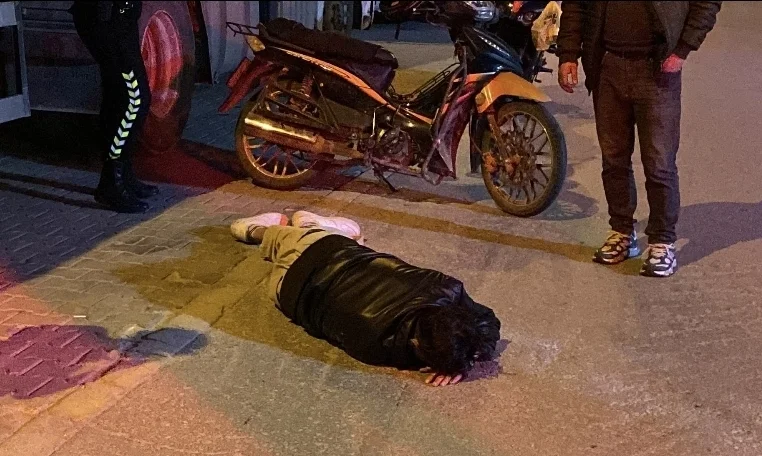 İnegöl'de korkutan kaza!