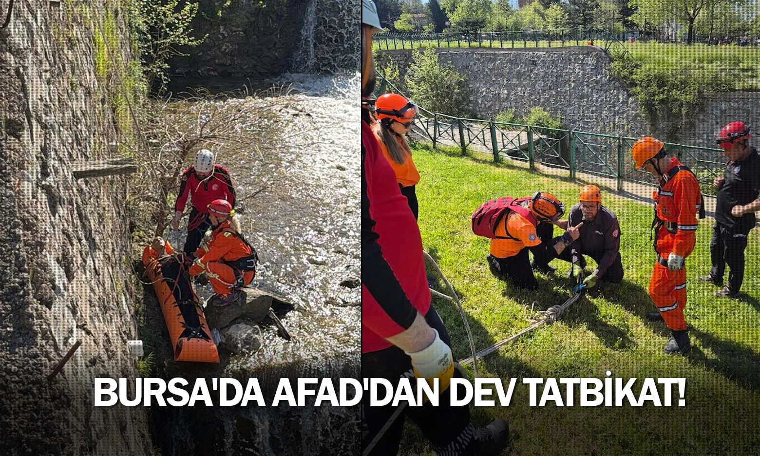 Bursa'da AFAD'dan dev tatbikat!