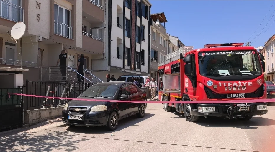 İnegöl'de çıkan yangın korku dolu anlar yaşattı