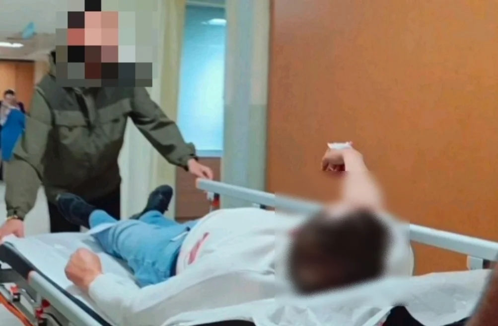 Sokak ortasında korku dolu anlar! Defalarca ...